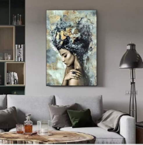 Poster marbre moderne art abstrait grand format 70x100cm salon design