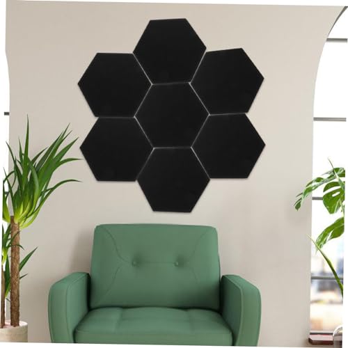 SUPVOX 8 piezas Paneles Acústicos Absorbentes de Sonido para Pared Fácil de Instalar Paneles de Atenuación de Sonido para Oficina en Casa y Estudio Uso Decorativo para Aislamiento Acústico miniatura 2