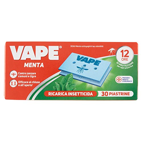 Vape, X 30 Ge/Me 5000- Pastillas Antimosquitos con Menta, Pack de 30
