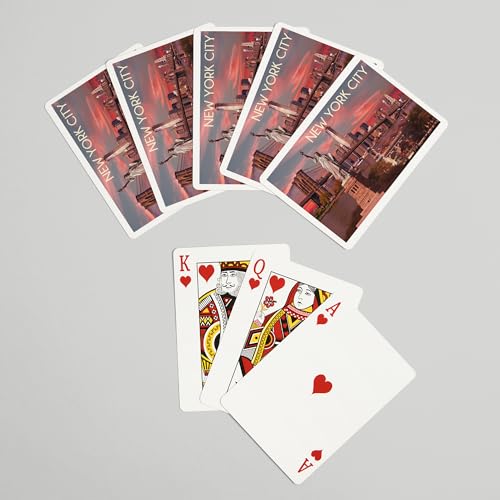 Baraja de cartas Poker Lantern Press Ellis Island miniatura 7
