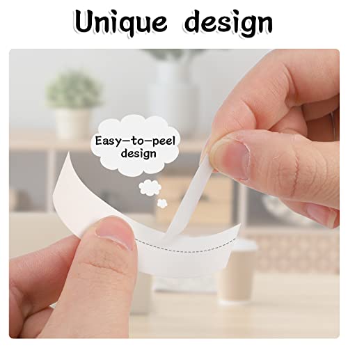 4 Rollen Thermo-Etikettenband L1/Q1/M1, 16 mm x 4 m Kompatibel Etikettenband, Selbstklebende Etikettenband Personalisiert für Ettikettendrucker