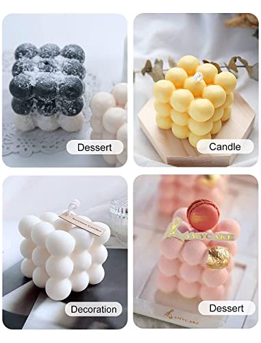 XiYee Stampi per Candele in Silicone, 3D Bubble