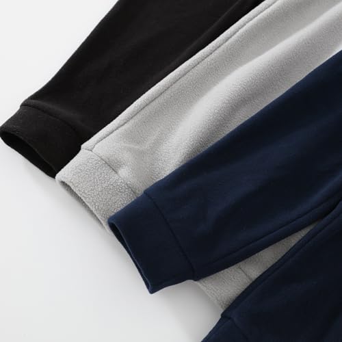 Toddler Boys Microfleece Pants 3-Pack, Sweatpants, 2-6 Years3