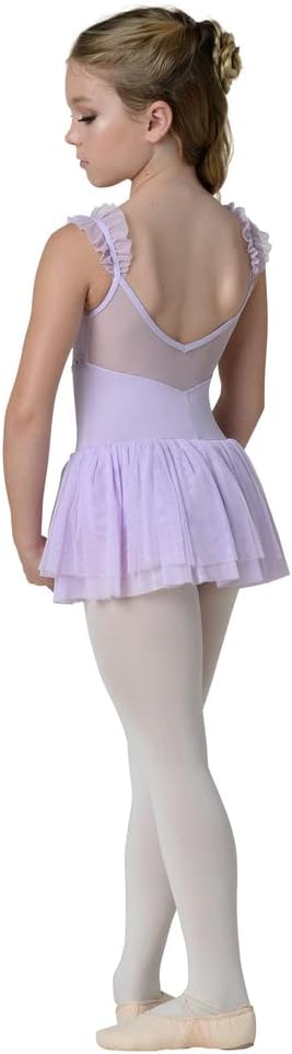 Danz N Motion Girls Rhinestone Ruffle Camisole Dress 22203C
