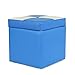 Produktbild Lagerung Hocker LXF Multifunktionaler Speicher-Schemel-Sofa-Schemel-Schuh-Bank-Wohnzimmer-einfacher beiläufiger und bequemer füllen hohen Rebound-Schwamm (Farbe : Blau)