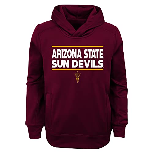 Outerstuff NCAA Youth Boys 8-20 Arizona State Sun Devils Rep Your Team Performance Hoodie, Small (8)