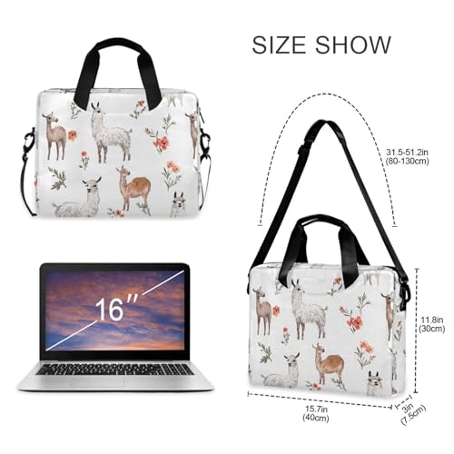 Sleeve para laptops 15.6 pulg con asa y correa miniatura 5