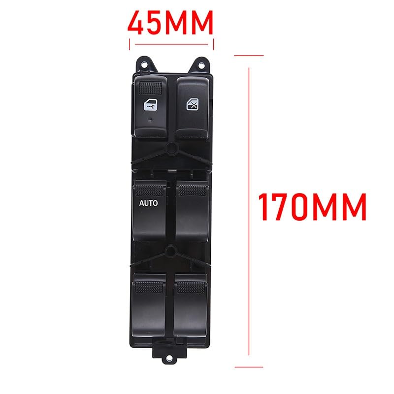 Interrupteur de lève-vitre électrique avec connecteur robuste 18 broches référence 94728492