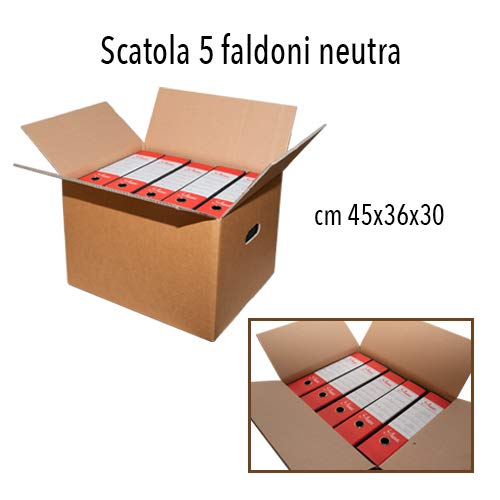 Kit Scatole Trasloco 15 Pezzi cm 45x36x30 – Cartone Doppia Onda Colore Avana Resistenti + 1 Nastro Adesivo Fragile Omaggio – Ideali per Faldoni