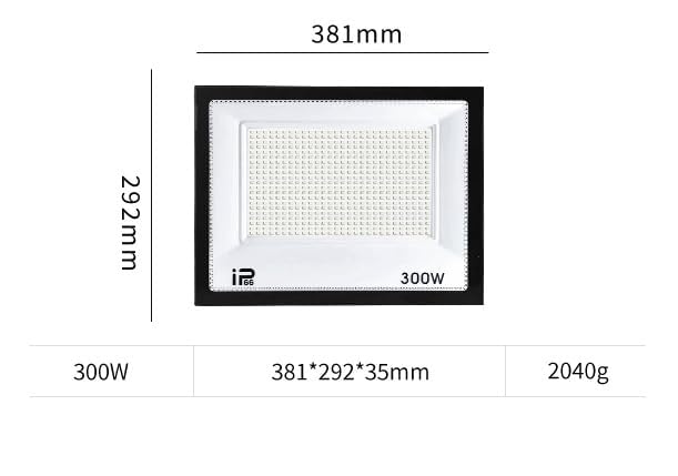 Amazon.co.jp: 【買い得2台】300W IP66防水 LED 投光器 作業灯35000ml