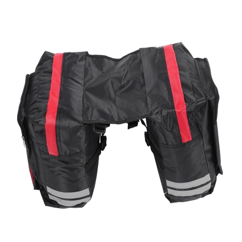 UKCOCO Bike Rear Seat Shelf Bag Capacity Cycling Panniers for Road Mountain Bikes Easy Installation Multiple Pockets for Essentials Storage