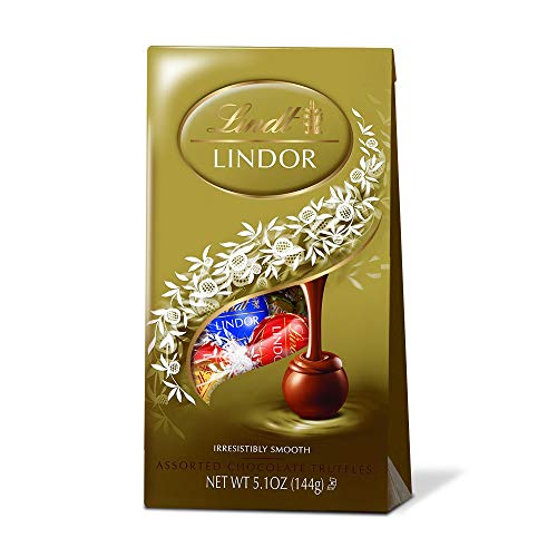 Image of Lindt LINDOR Assorted Chocolate Truffles ,5.1 Ounce (Pack of 4)