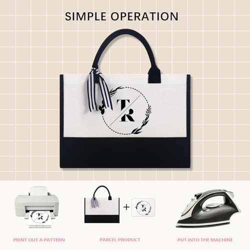 OKBA Personalized Canvas Tote with Zipper