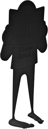 Balvi – Book Crush Lesezeichen mit lustigem Design eine durch ein Buch platt gedrückte Figur. 13 cm g Balvi – Book Crush Lesezeichen mit lustigem Design eine durch ein Buch platt gedrückte Figur. 13 cm g