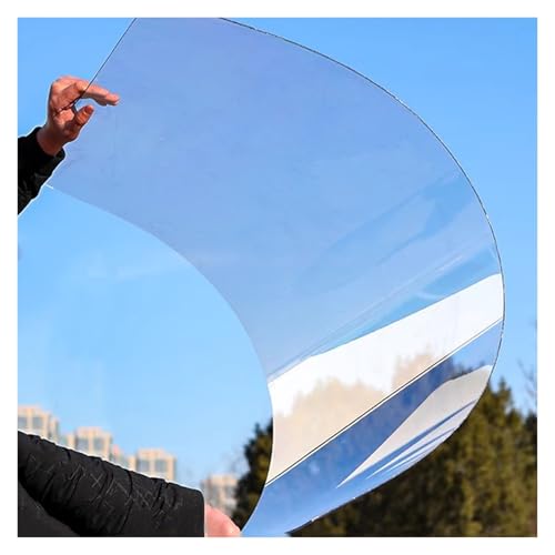 Láminas para Cubiertas de Pérgola a Prueba de Viento Policarbonato Planchas Transparent Roofing Sheets Cobertizos para Coches Piscinas(1x1m)