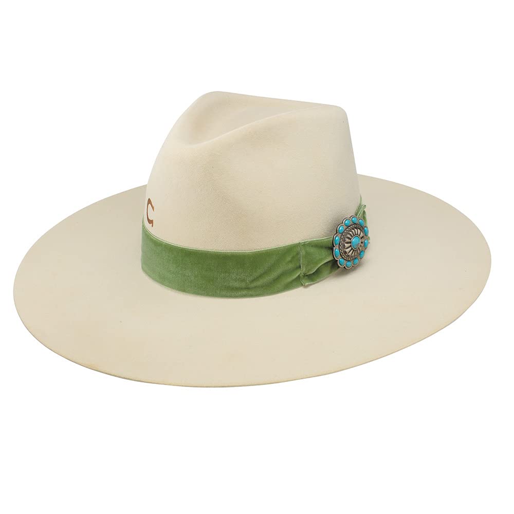 'Charlie 1 Horse 10X Ivory Shilo 4'' Brim Pinch Front Fashion Hat'
