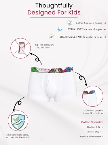 Image of BODYCARE Boy's Cotton Brief Underwear 100% Cotton Soft Comfortable | White Color | Skin Friendly | Special Smoothness | Innerwear (Pack of 4)