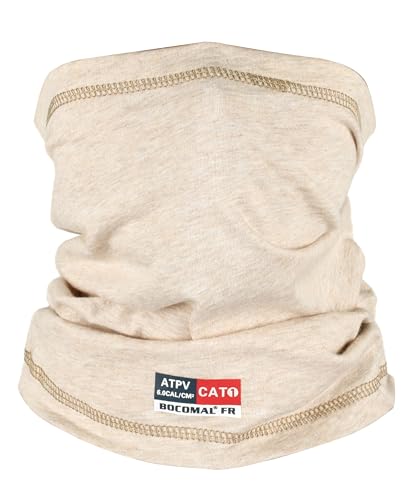 Image of BOCOMAL FR Neck Gaiter Face Mask for Summer 4oz EX Lightweight Flame Resistant Welding Hood-CAT1