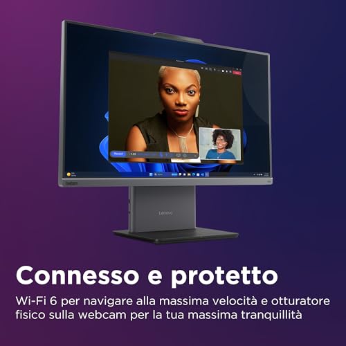 Lenovo ThinkCentre neo 24 Gen 5 Intel Core i5 i5 23.8 1920 x 1080 PC All in One 8 Go DDR5 SDRAM SSD Windows 11 Pro Wi Fi 6 802.11ax - vue 6