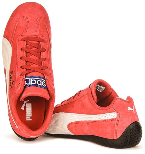 PUMA Speedcat Og SPR Women's Racetrack Ins Street Low Icon Trainers (Red White, US 9)4