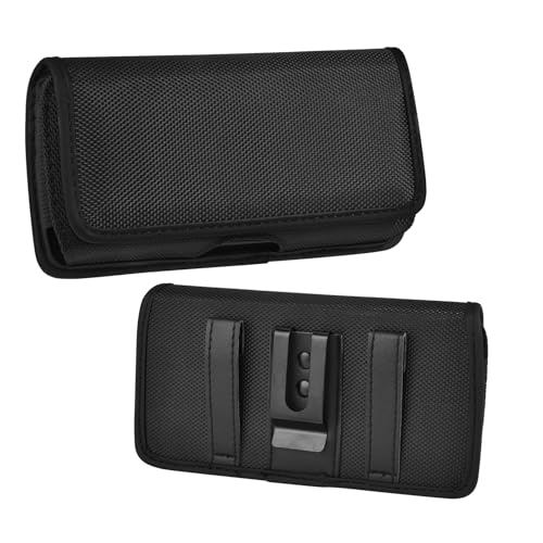 Flintronic Horizontale Handy Gürteltasche, Handy Gürteltasche, Handytasche Gürtel Herren, Smartphonetasche Gürteltasche, Handyholster für iPhone 16 15 14 13 12 11 Pro Max, Samsung S24 S23 S22 S21 A55