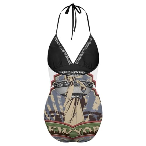Bikini set Liberté maillot de bain une pièce haut de gamme pour la natation - 5