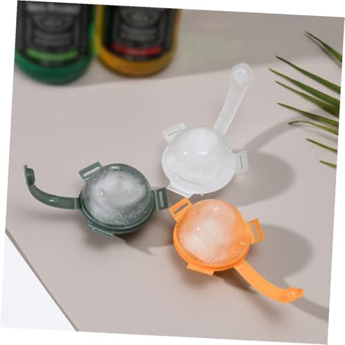 12 moldes redondos para hielo en forma de bola naranja miniatura 5