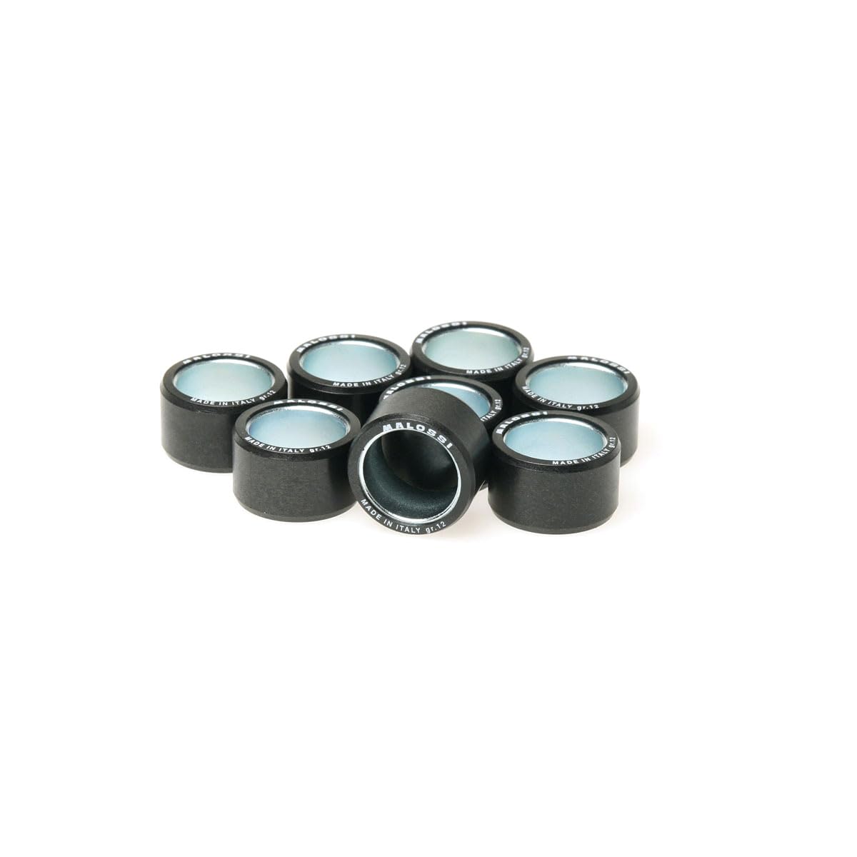 MALOSSI 6613554.A0 Kit 8 rulli variatore HTRoll D 25x17 14 g Compatibile con Piaggio, per Peugeot, per Aprilia, per Gilera