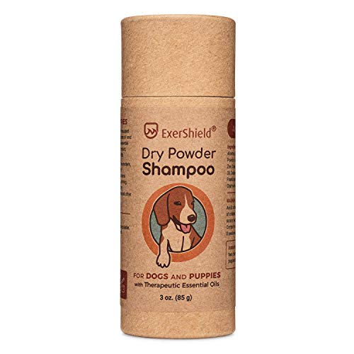 Dry Shampoo for dogs and puppies. All natural powder formula. Dog dry shampoo