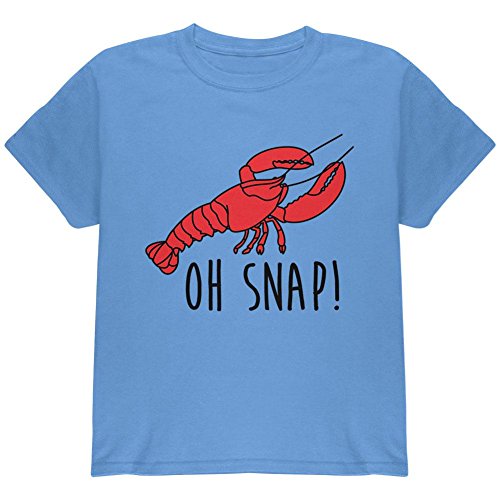 Lobster Crustacean Oh Snap Youth T Shirt Carolina Blue YSM