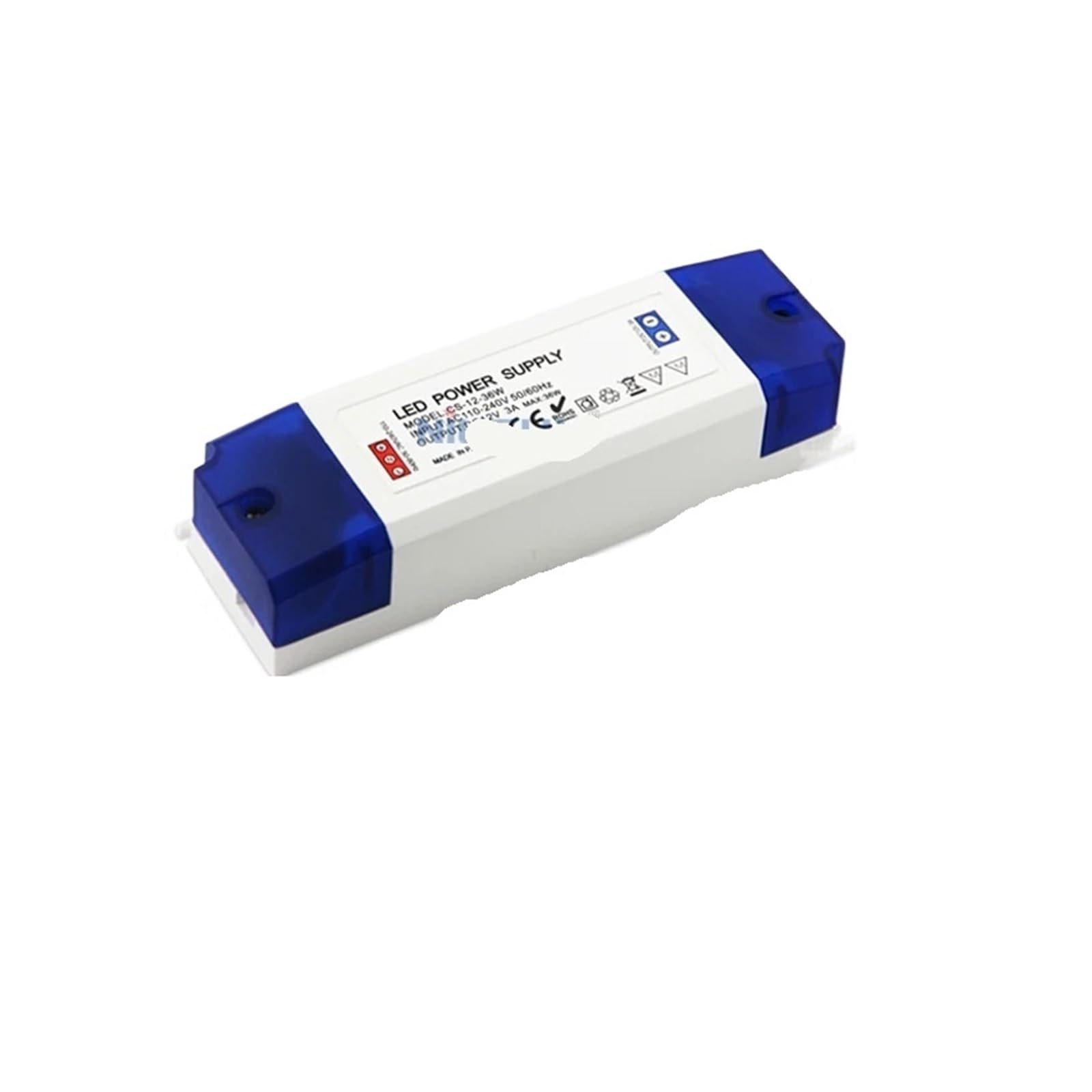 1 Pack Lighting Transformer 12W 24W 36W 60W 100W AC-DC 12V 24V Switching Power Converter for LED Driver Strip Bulb(36W,1 PCS_12V)