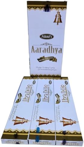 Incenso Aaradhya Premium- kit 3 cxs com 15 varetas