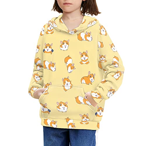 Sweatshirt Hoodies for Boys Girls S-XL Hooded Pullover with Pocket