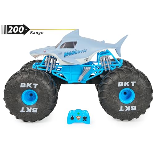 Image of Monster Jam, Official Mega Megalodon All-Terrain Remote Control Monster Truck for Boys and Girls, 1:6 Scale, Kids Toys for Ages 4-6+
