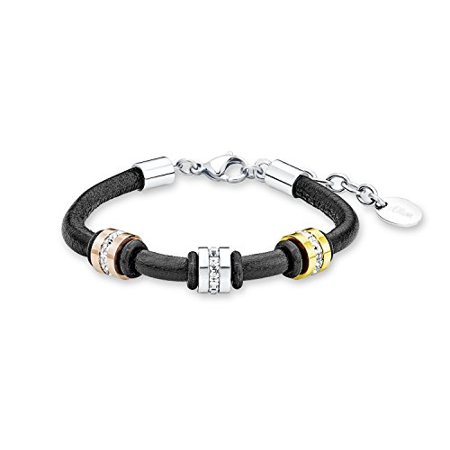 Preisvergleich Produktbild s.Oliver Armband für Damen, Edelstahl IP rose+gold