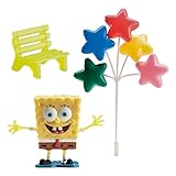 Schwammbob mit 2 Aufsätzen dekora Noa Spongebob 5.00 x 11.00 x 23.00 cm bunt