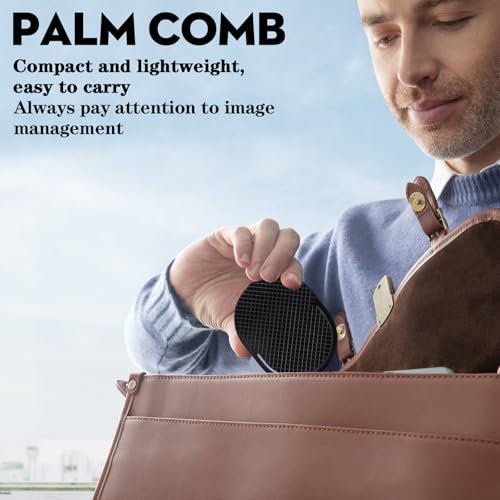 6 Peines de Palma para Hombre, Cepillo Masajeador miniatura 4