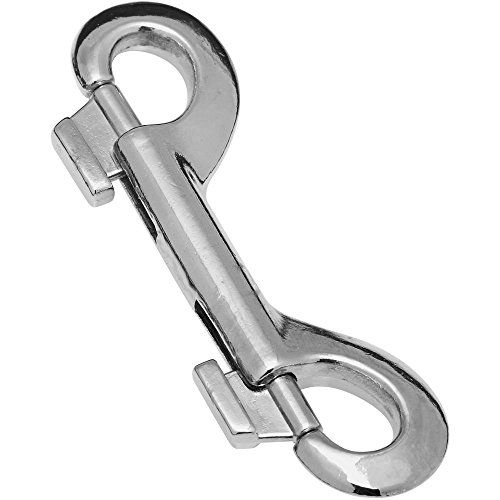 Double Bolt Snap, Nickel, 3-7/16-In.