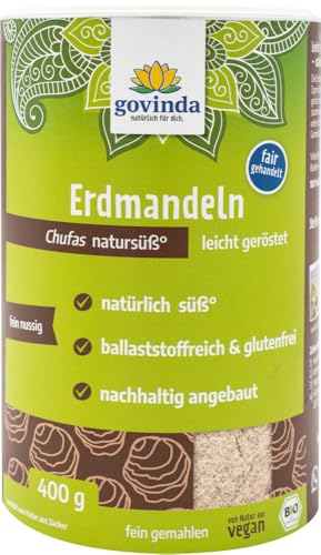 Preisvergleich Produktbild Erdmandeln leicht geröstet, gemahlen 12 x 400 g