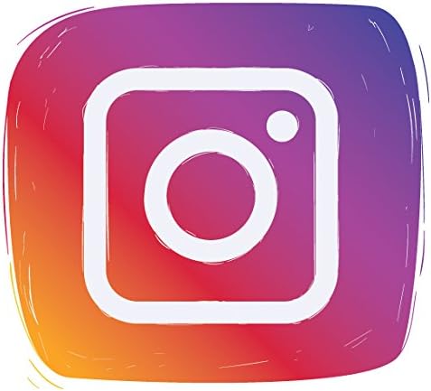 Premiumstickers Instagram Social Media Icon Self-adhesive Vinyl Sticker | Car Sticker | Window Decal | Wall Art | Shop Display | Art Decor | Door Signs
