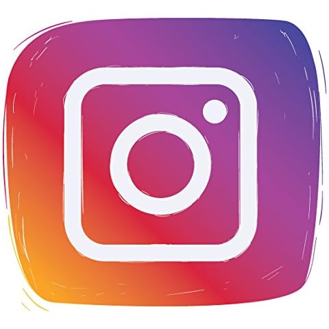 Instagram Social Media Icon Self-adhesive Vinyl Sticker | Car Sticker | Window Decal | Wall Art | Shop Display | Art Decor | Door Signs Cover