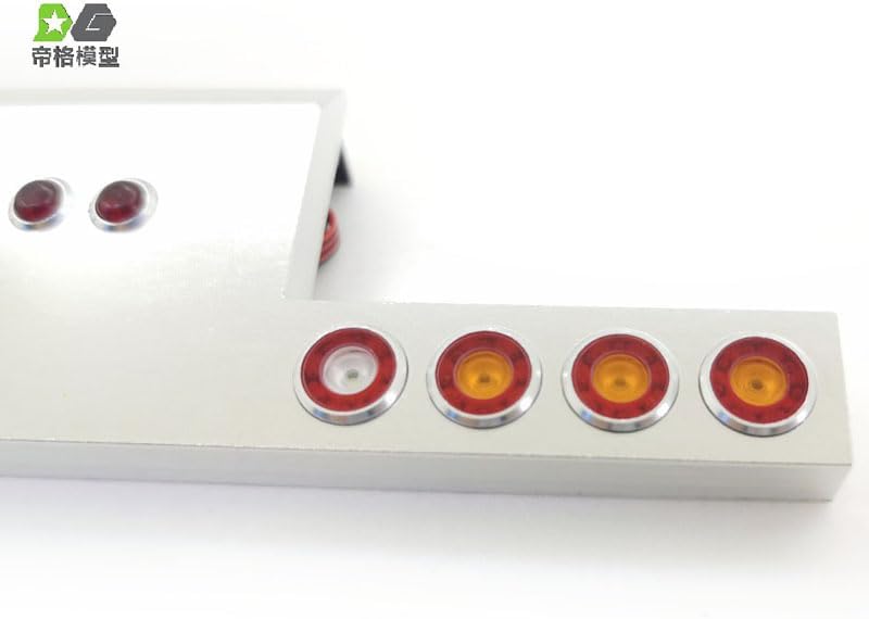 US in Stock, Tail Beam Tail Lamp Taillight for 1/14 56301 King 56344 RC Tractor RC Car Parts