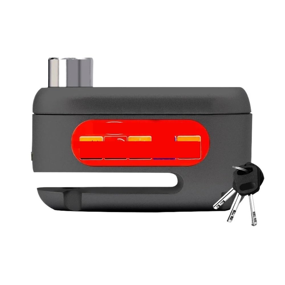 Manubrio Lucchetto per Motociclette Blocca Disco per Biciclette Sensore di Movimento Sonoro da 110 Db Sicurezza Universale