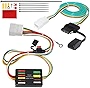 MECMO 4-Pin Trailer Wiring Harness 56217 for 2008-2019 Toyota Highlander, 2018-2022 Lexus RX 350, 4-Way Flat Trailer Light Hitch Wire, Factory Tow Package Required