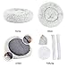Best Friends by Sheri The Original Calming Donut - Beruhigendes Haustierbett - maschinenwaschbarer Reißverschluss-Bezug - Frostgrau - 91 x 91 cm - L