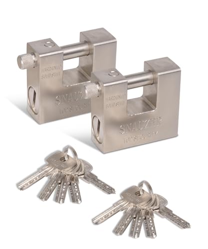 Autoholic Heavy Duty Lock with Key D-Shaped High Security Padlock