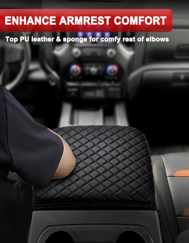 Kbh PC-236-BK Center Console Armrest Cover For Chevy Chevrolet Silverado thumb #3