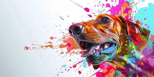 Diamond Painting Chien 5D DIY 40x80cm | Broderie Diamant Adulte