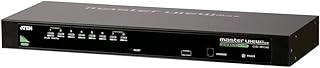 Aten 8 Port USB/PS2 KVM, Combo Console, 2048 x 1536, 2 Levels, CS1308-AT-G (Console, 2048 x 1536, 2 Level Cascade, Broadcast, Multiplatform)