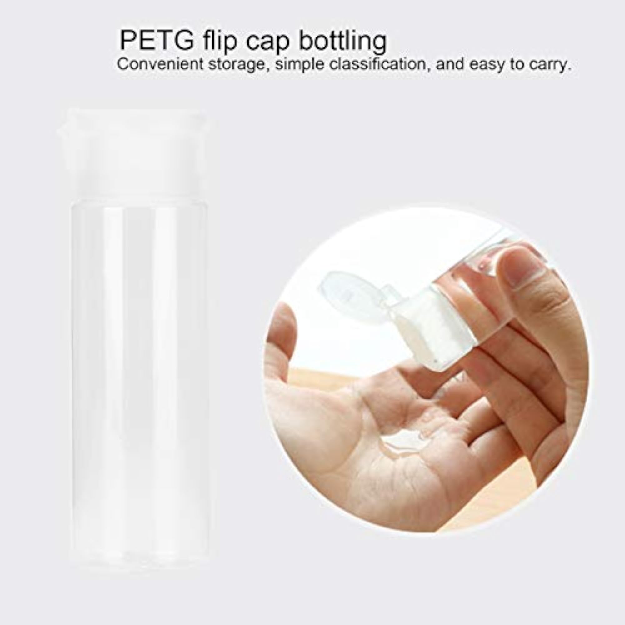 Portable Empty Refillable Bottle for Hand Lotion